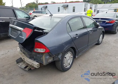 2010 Honda Civic Hybrid из США, поврежденный, VIN JHMFA3F2XAS007169
